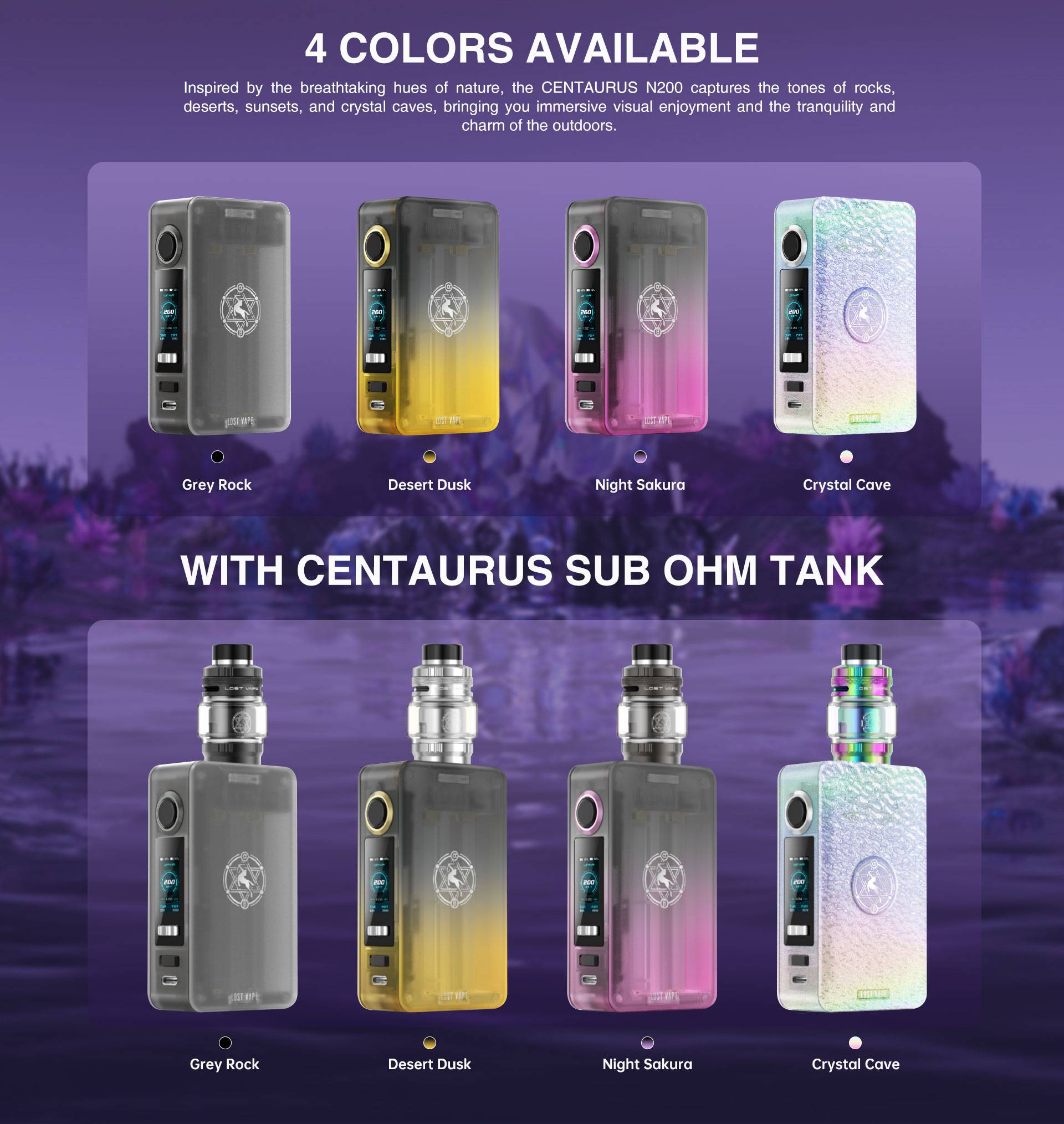 Lost Vape – CENTAURUS N200 BOX MOD KIT